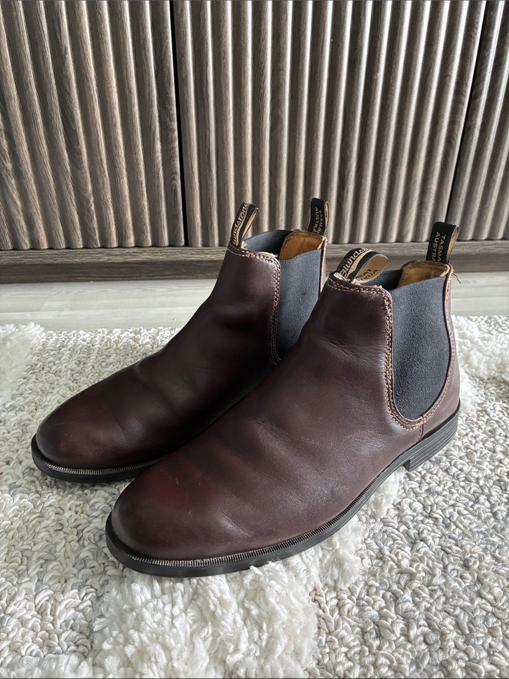Blundstone Size 9.5 #1900 Dress Boots - Chestnut Brown Leather